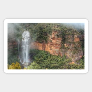 Wentworth Falls After The Big Rain Sticker